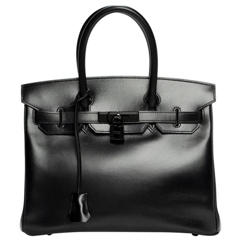 hermes birkin so black